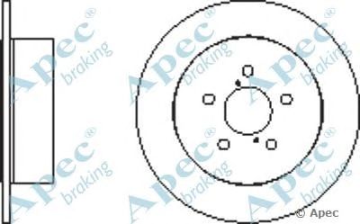APEC BRAKING dsk2698 -  Тормозной диск